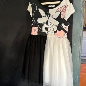 Disney Minnie Mouse Kids Dress - Black and White
